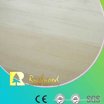 Plancher stratifié de relief ciré gaufré par 12,3mm E1 HDF AC3